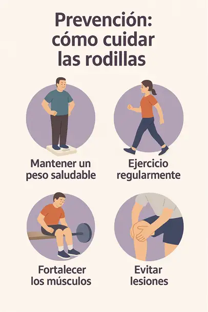 Cómo cuidar las rodillas